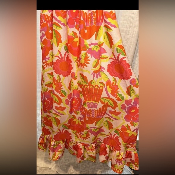 CK Bradley Women’s Large Dove Maxi Dress in Falconer Sunburst Halter NO BELT - Picture 9 of 15